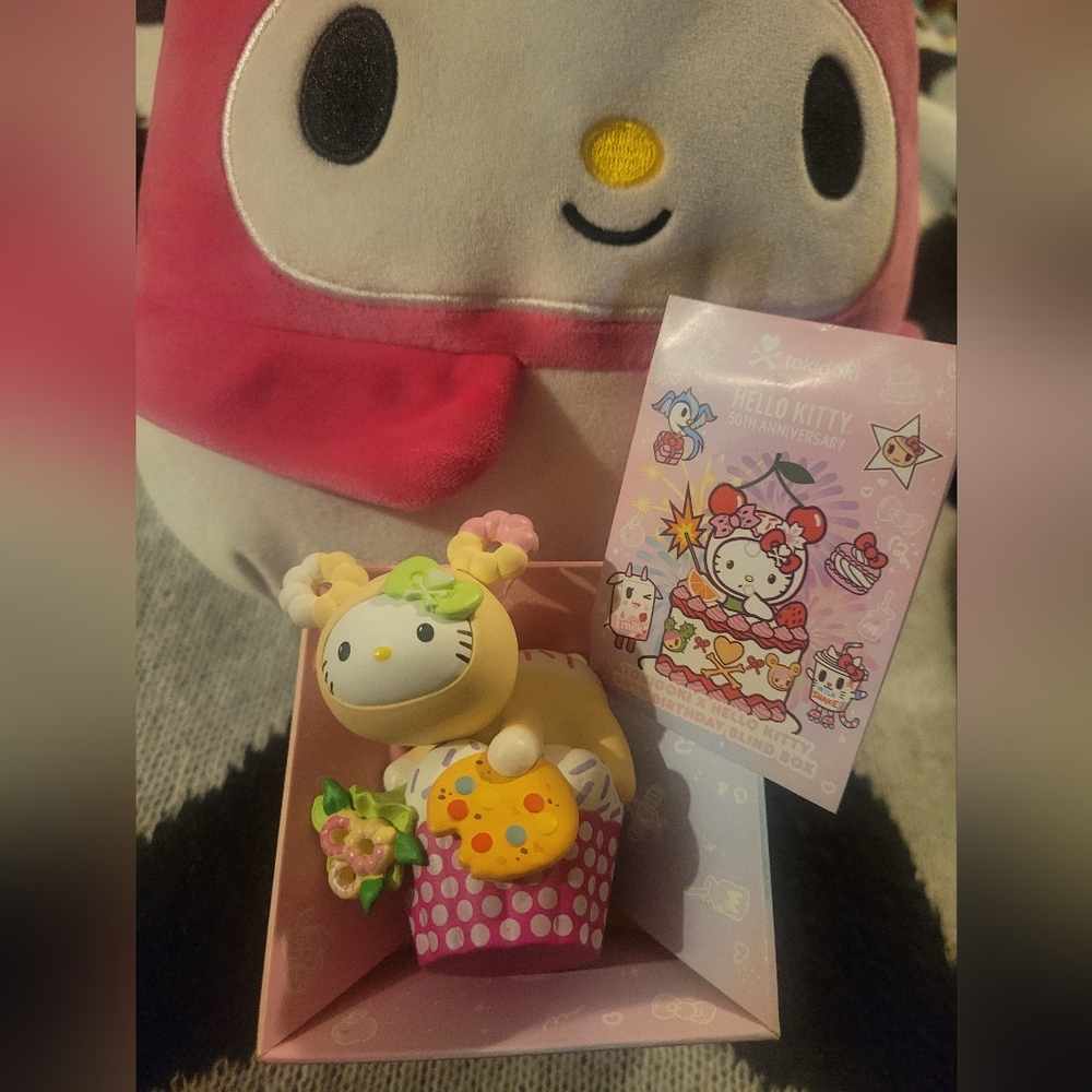 TOKIDOKI × HELLO KITTY 50th Anniversary Blind Box + MY MELODY Squishmallow 2for1